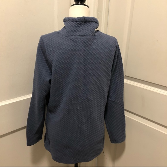 Ll Bean ladies quilted turtleneck sweater size large - Picture 6 of 6
